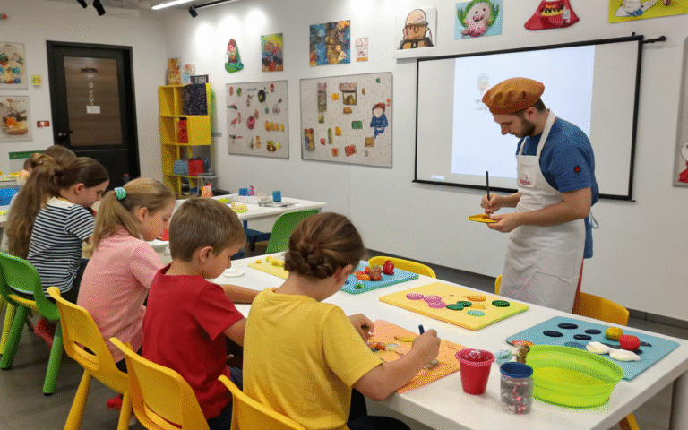 Master class for children 7-12 years old on creating a cartoon from plasticine