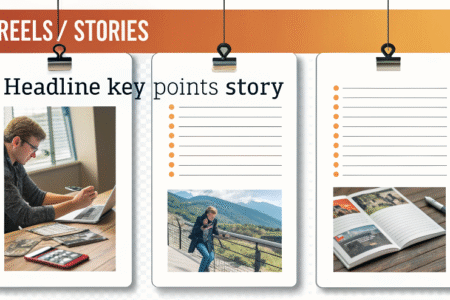 Reels/Stories Templates: How to Translate a Headline into a 3-Slide Hook